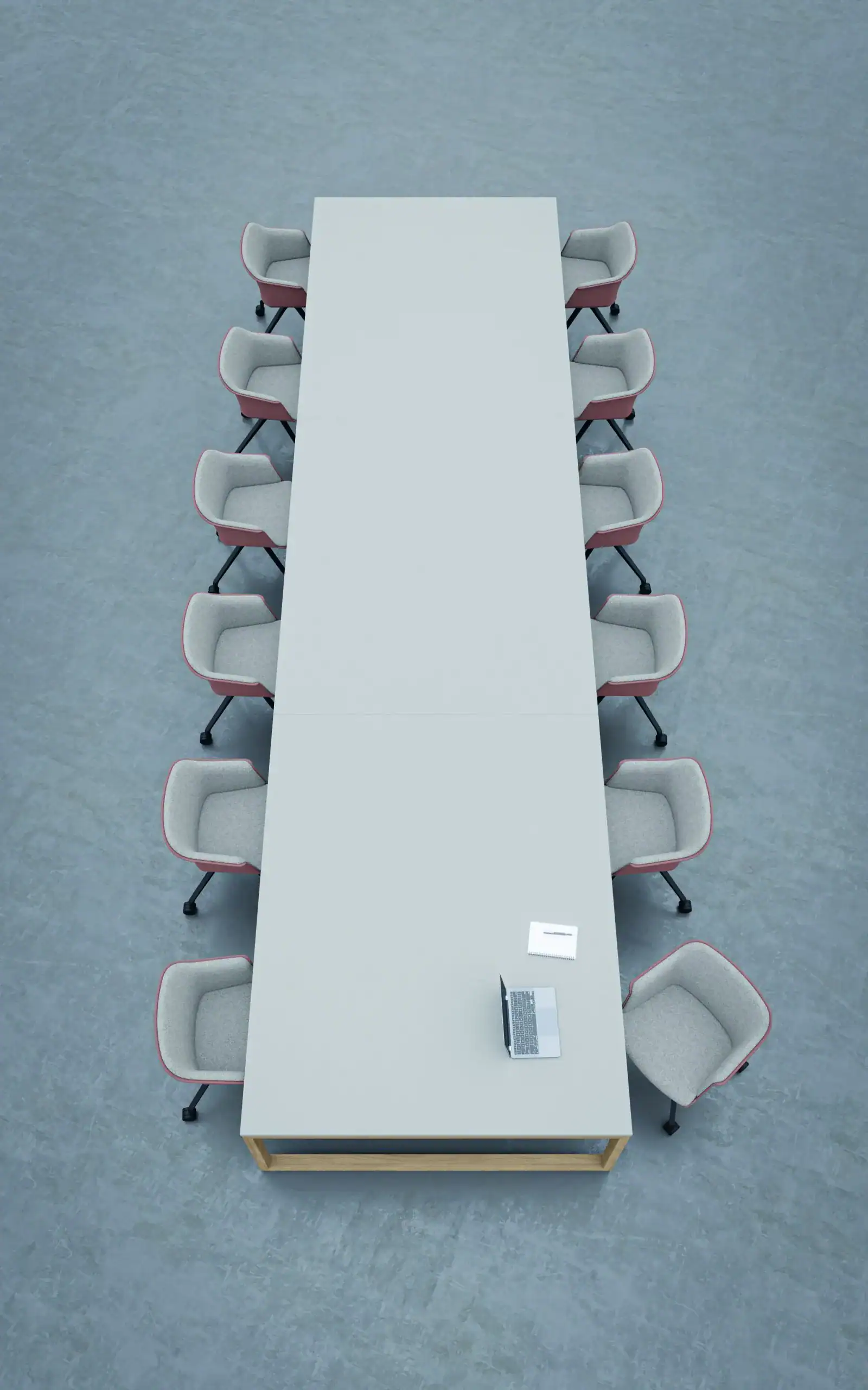 Large board meeting table